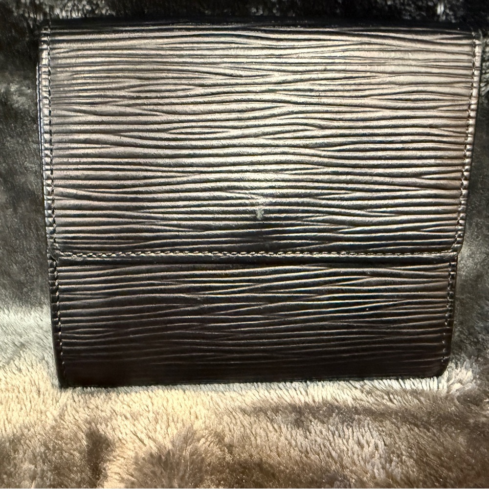 Louis Vuitton Black Epi Wallet